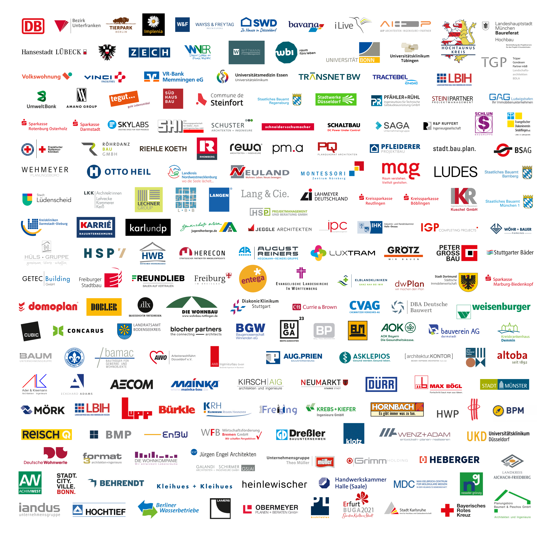 Referenztafel der Kunden von Netzwerkplan